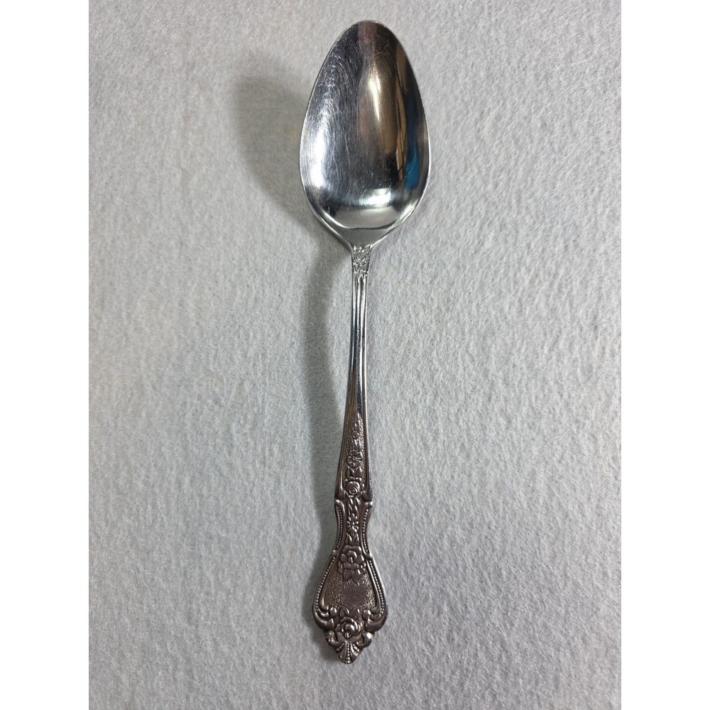 1 NORMANDY Serving Spoon Stainless Flatware Japan- 8 1/8"
